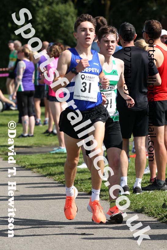 Senior Mens 2021 NECAA Road Relay Champs., Hetton Lyon Country Park, Hetton le Hole, County Durham. Photo: David T. Hewitson/Sports for All Pics